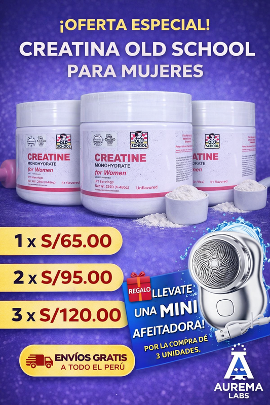 💪 Creatina Monohidratada para Mujeres – Fuerza, Energía y Rendimiento Diario⚡