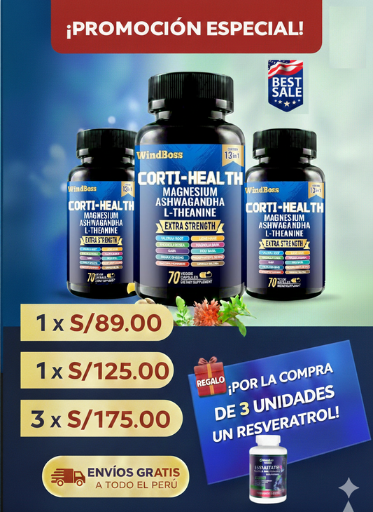 🌿CORTI-HEALTH: Equilibrio Total para tu Cuerpo y Mente🌿