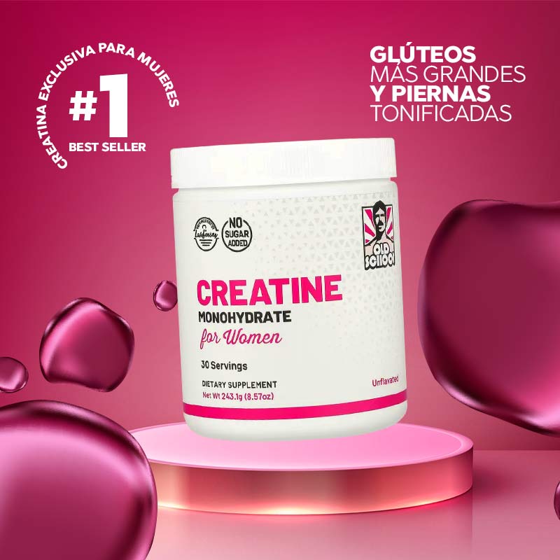 💪 Creatina Monohidratada para Mujeres – Fuerza, Energía y Rendimiento Diario⚡